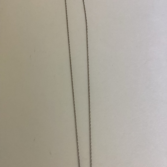 925 10K Silver Ribbon Infinity Heart Necklace Magnetic Closure - Picture 9 of 13